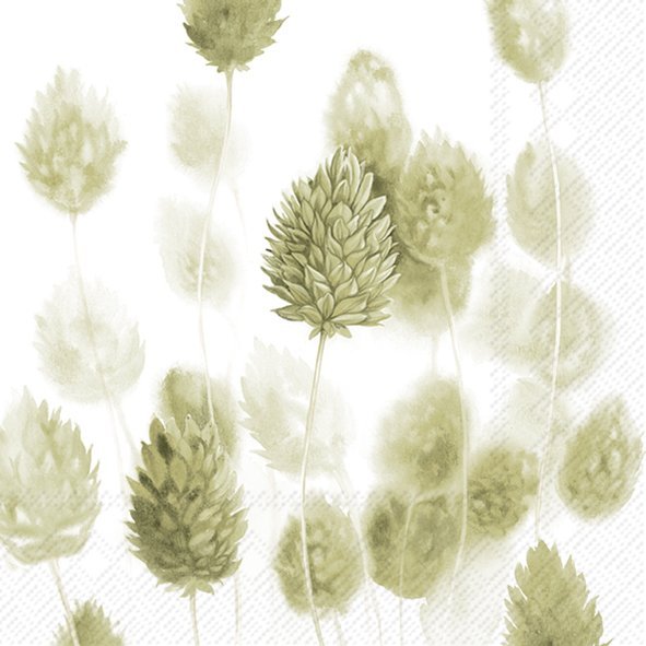 Servíettur 33*33cm Pure style olive