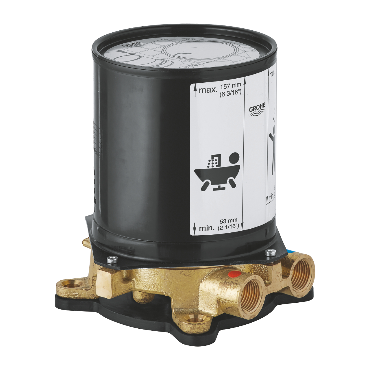 Tengistykki fyrir baðtæki á gólf