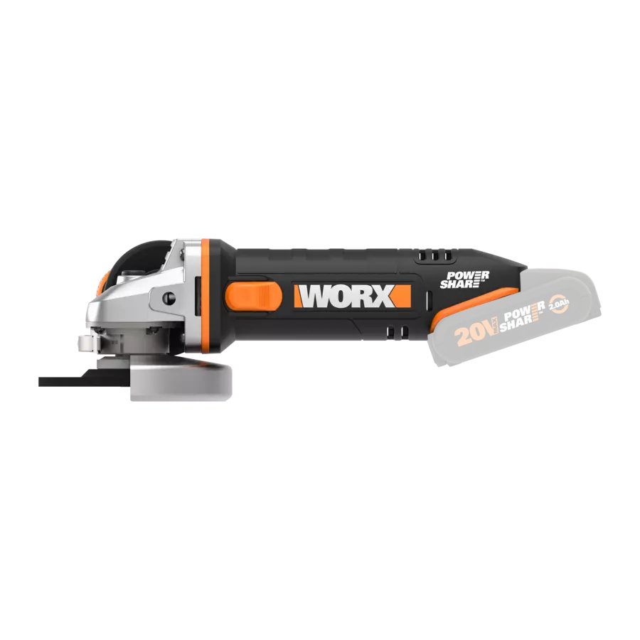 Worx Slípirokkur 20V 115mm WX800.9 Solo