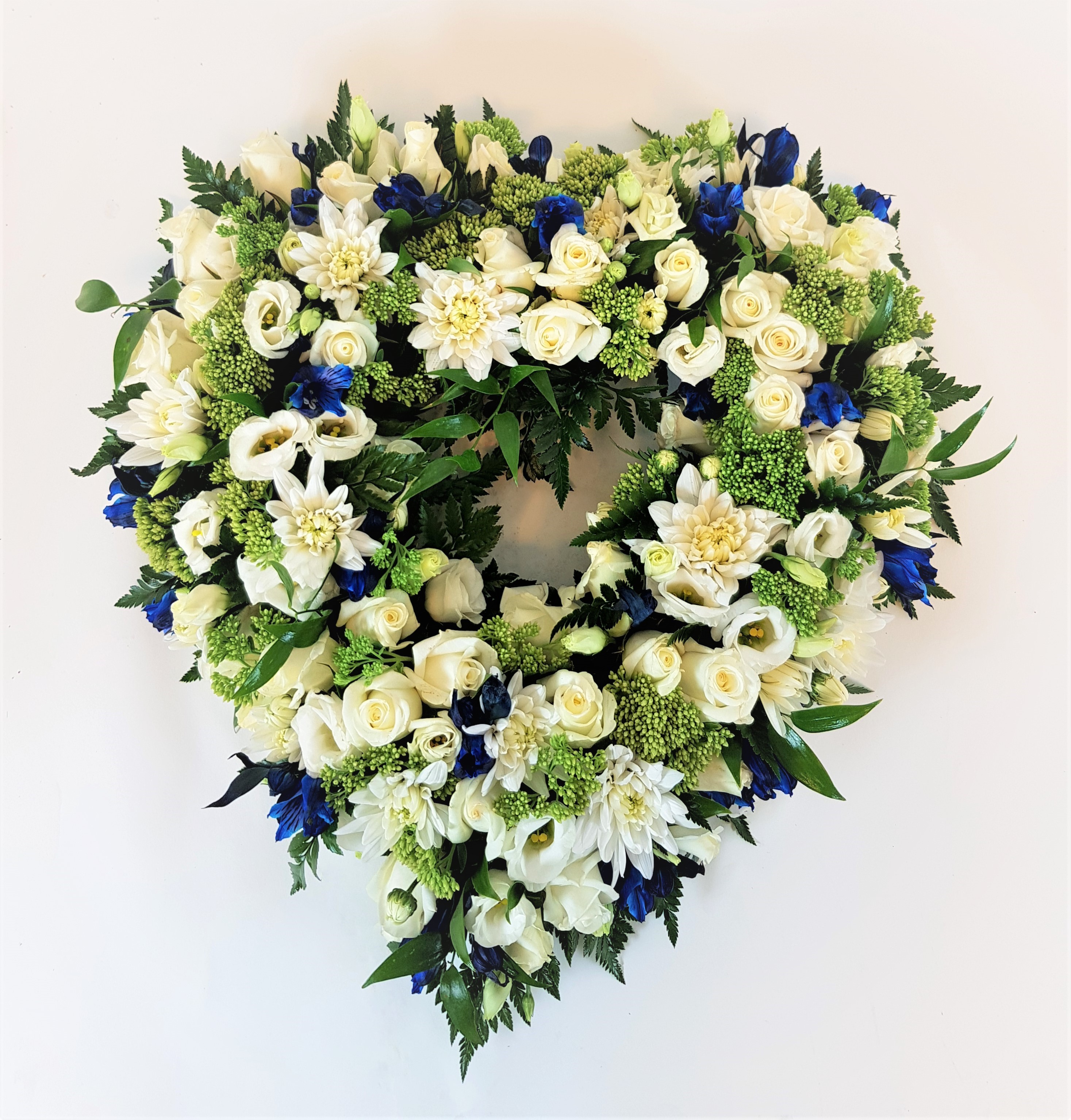 Útfarahjarta opið 38cm