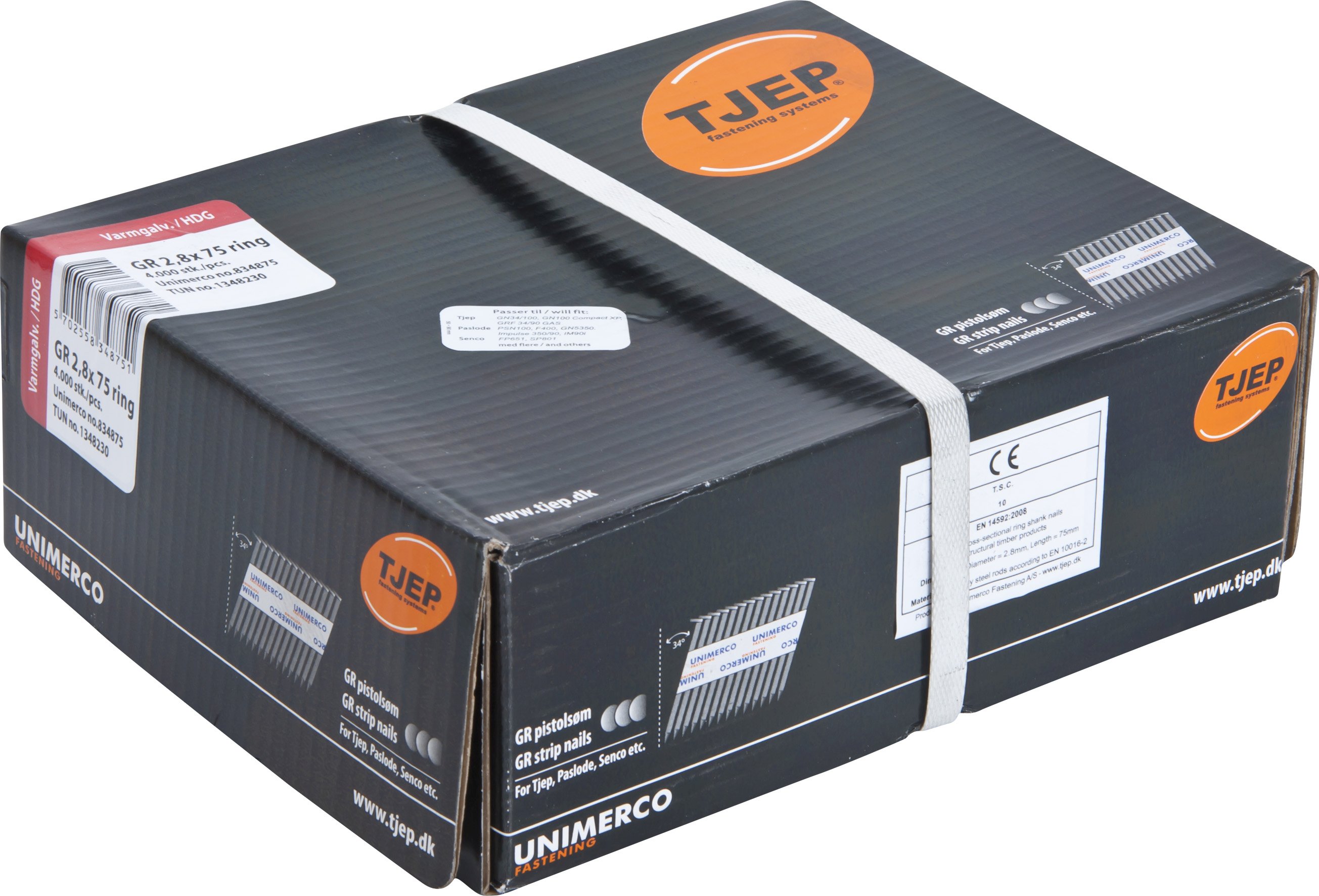 Byssusaumur GR 28/75mm 4000stk HG - 34°