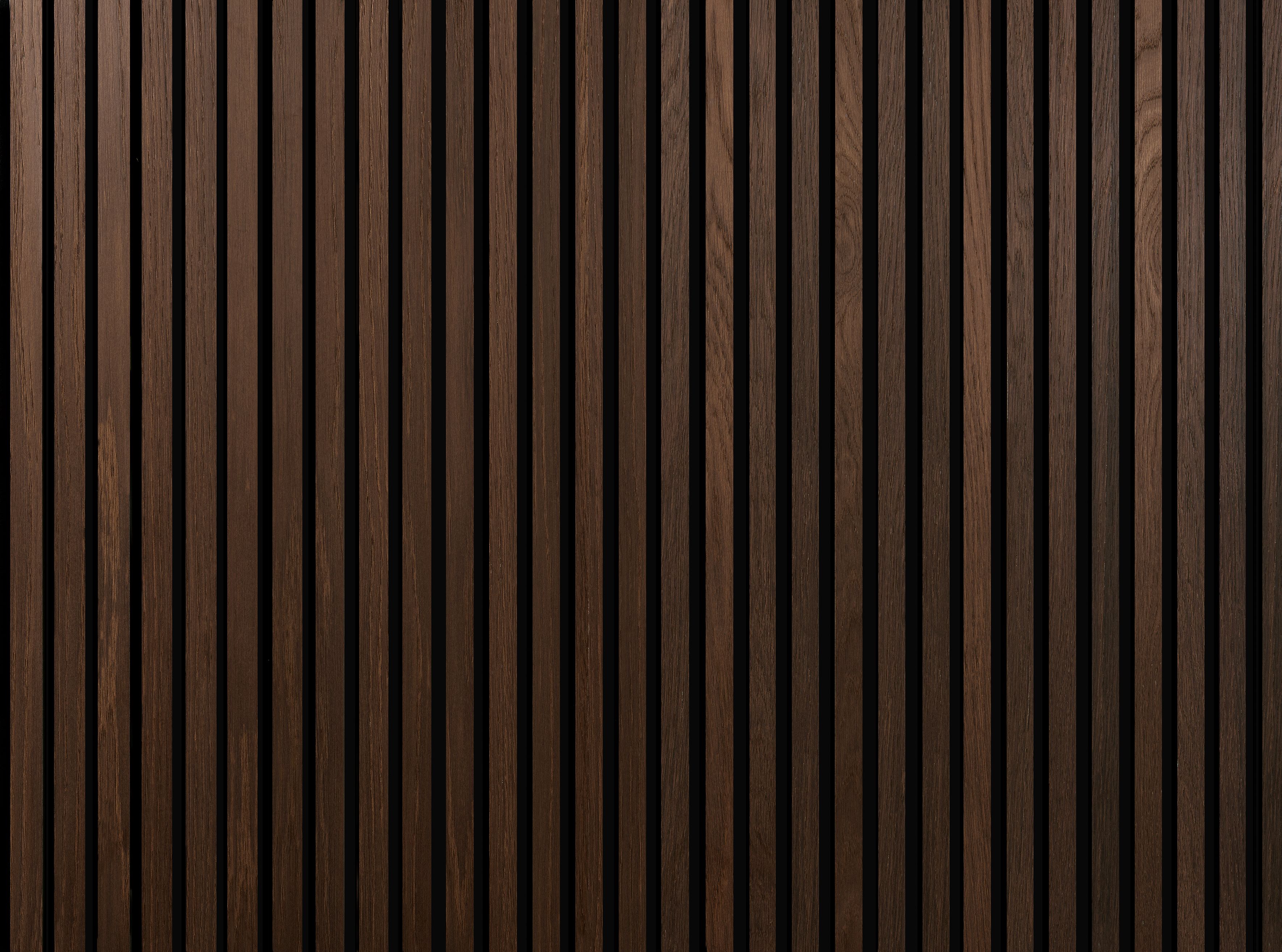 Vegg og loft hljóðd.Reykt Eik  9x605x2500 mm