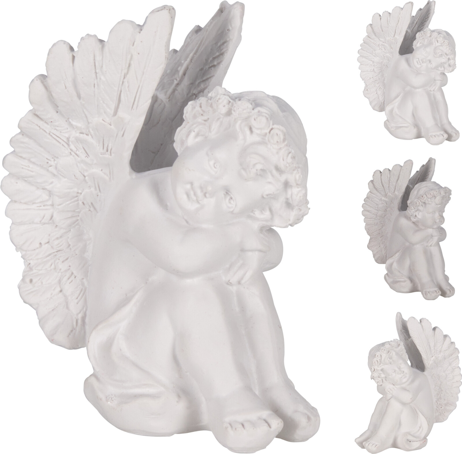 Englar sitjandi 10cm 3 gerðir