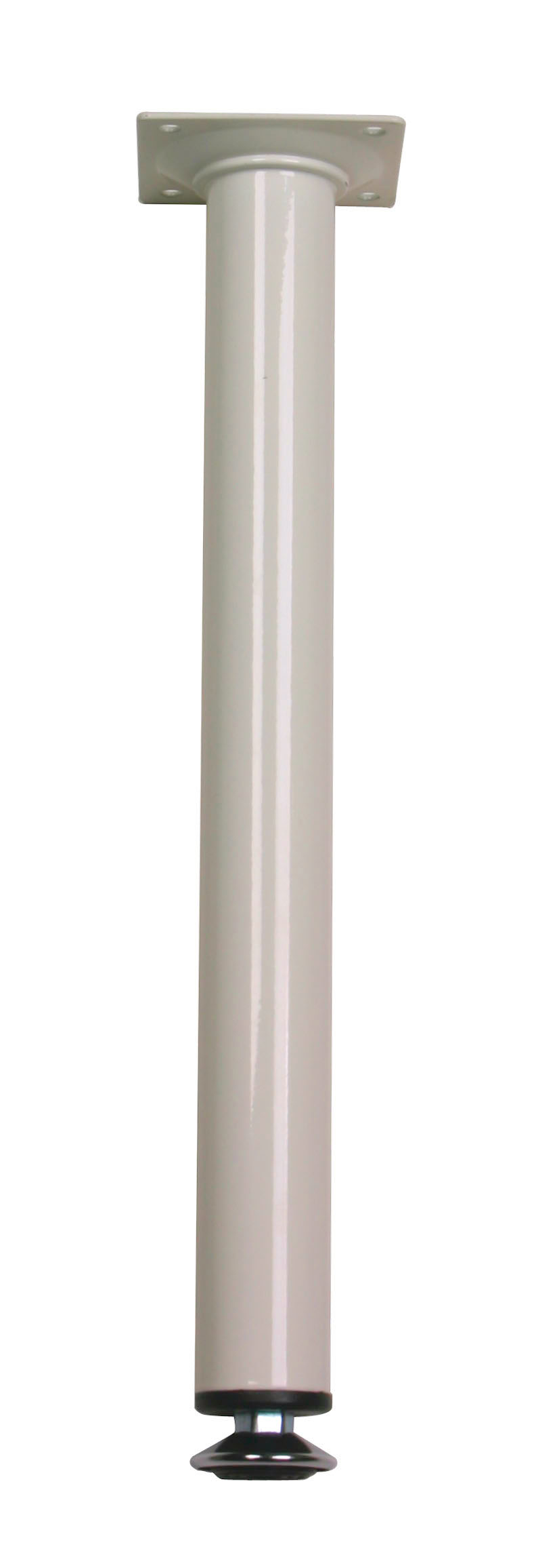 Borðfótur 30 cm hvítur