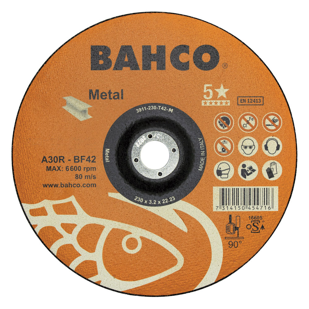 Skurðarskífa 150x2,5mm Járn Bahco