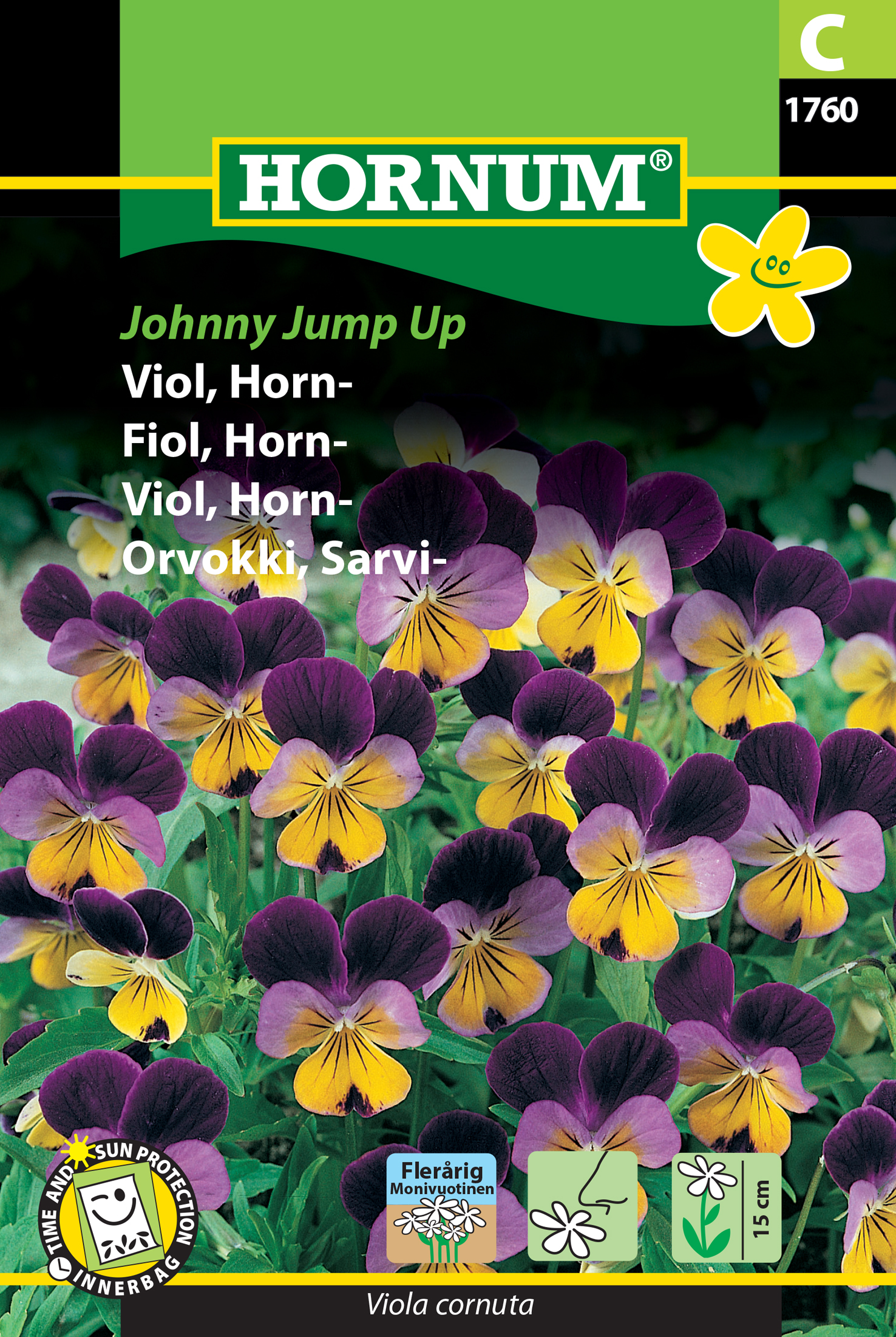 Fræ Fjólur Viola cornuta Johnny Jump Up