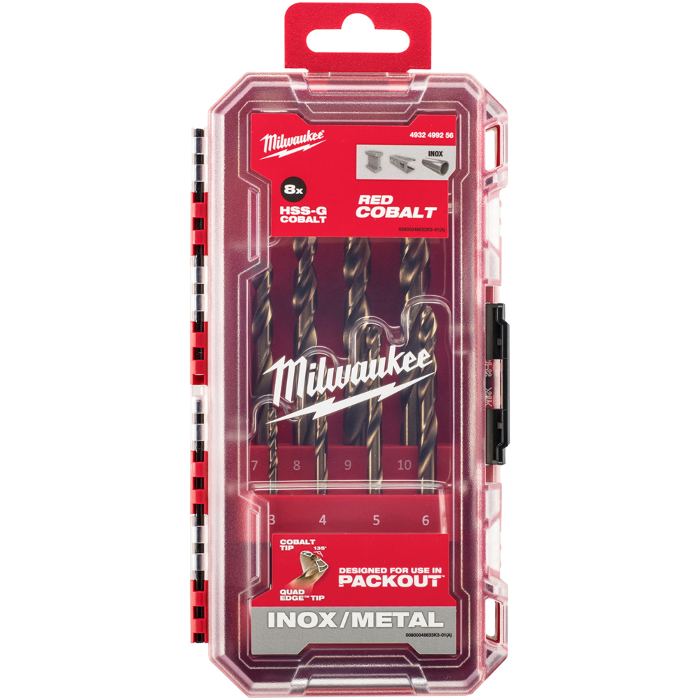 Packout Borsett 8stk Cobalt Milwaukee 4932499256