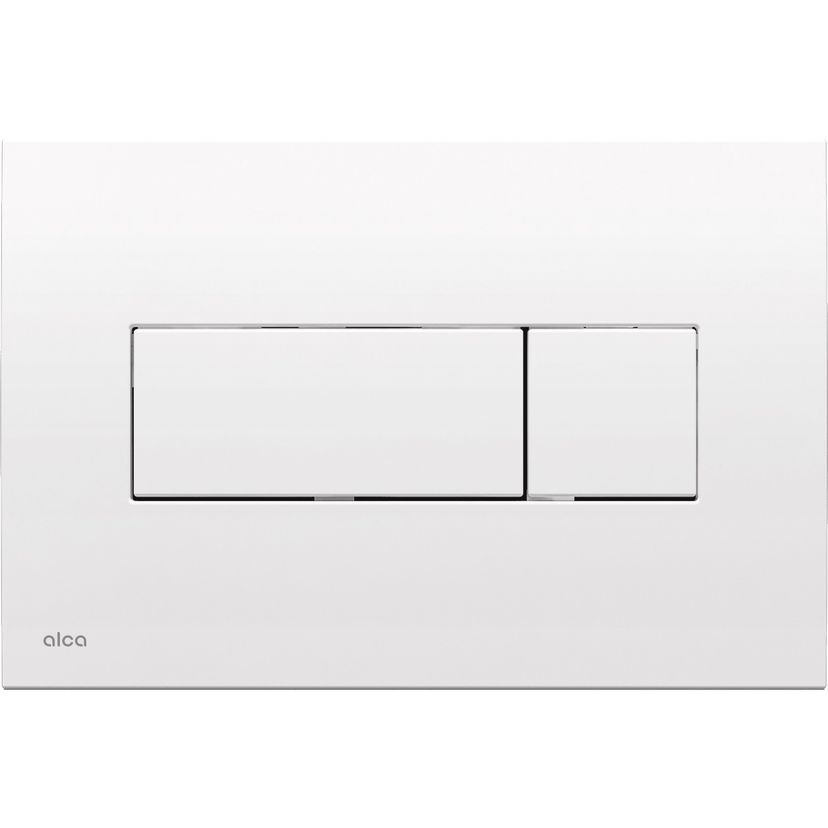 Skolhnappur í innb. Alcaplast kassa hvítur M370