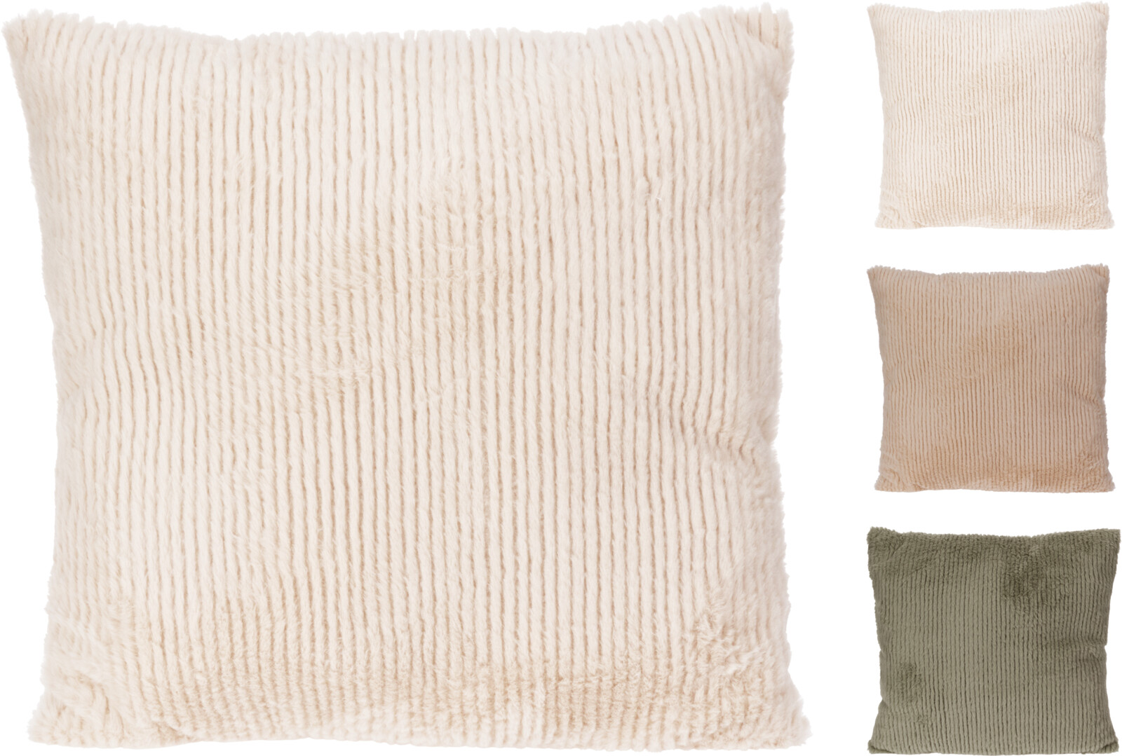 Púði fake fur 45*45cm 3 litir