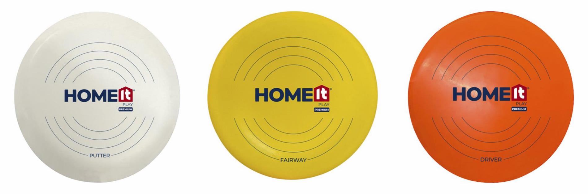 Frisbee diskasett Home it  Ø21cm 3stk