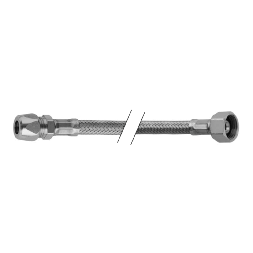 Tengibarki 3/8 ró X 3/8 nippill 20 cm