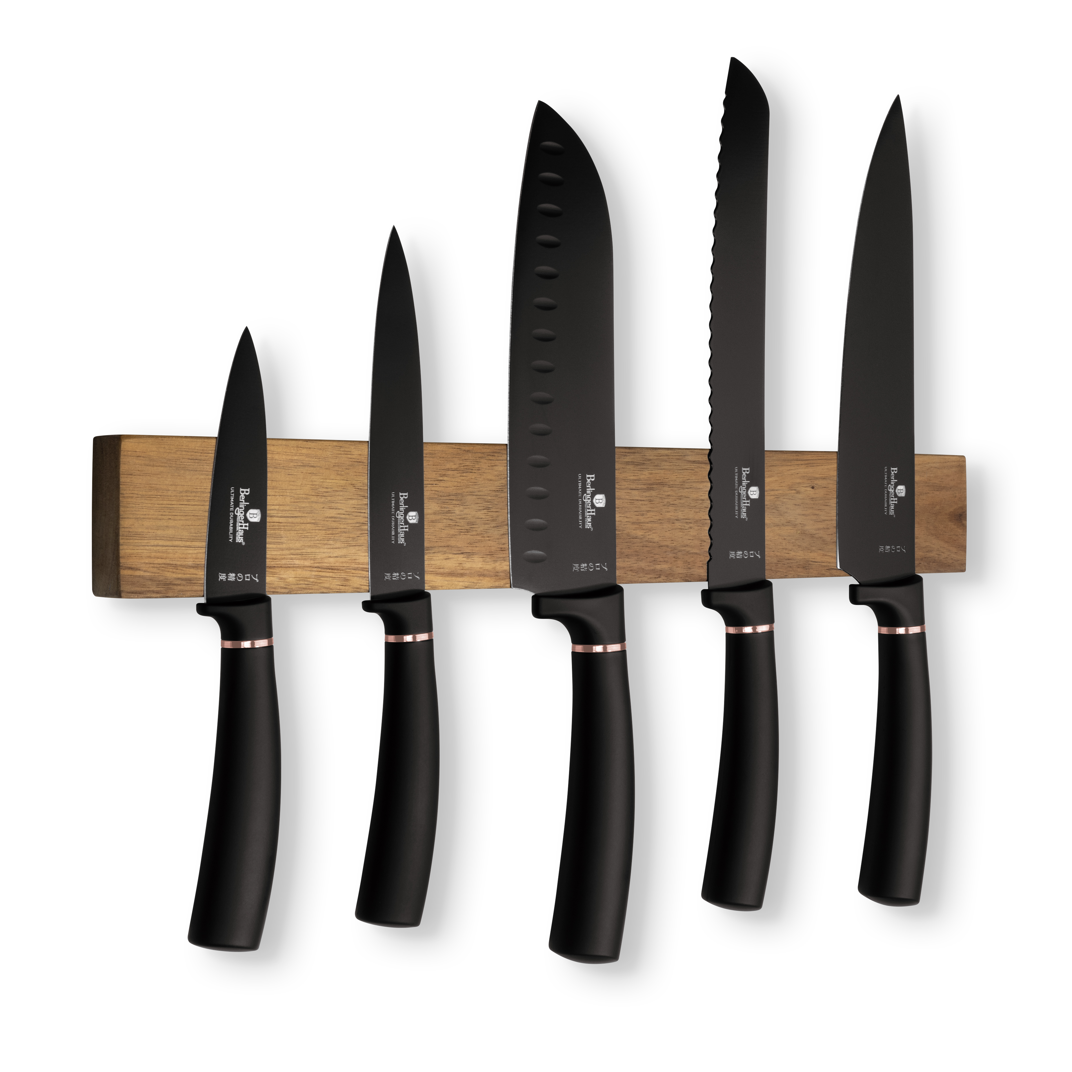 Hnífasett á segulstandi 6 stk