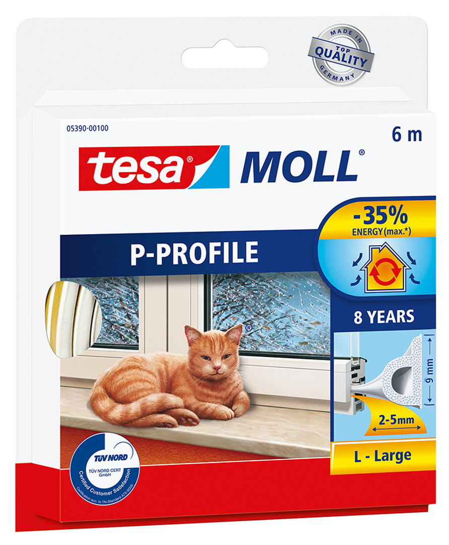 ÞÉTTILISTI 5390 P-LISTI HVÍTUR 5,5X9MM