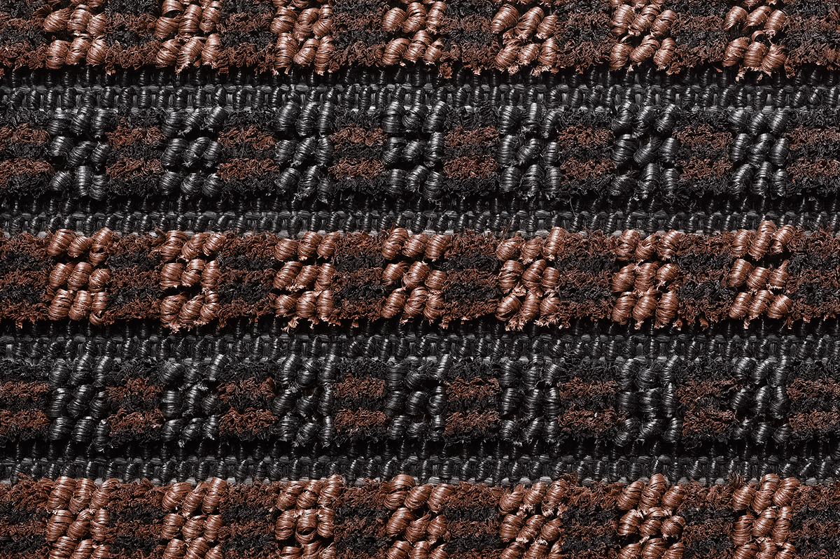 Útidyramotta Quadro Brún 50x80 cm