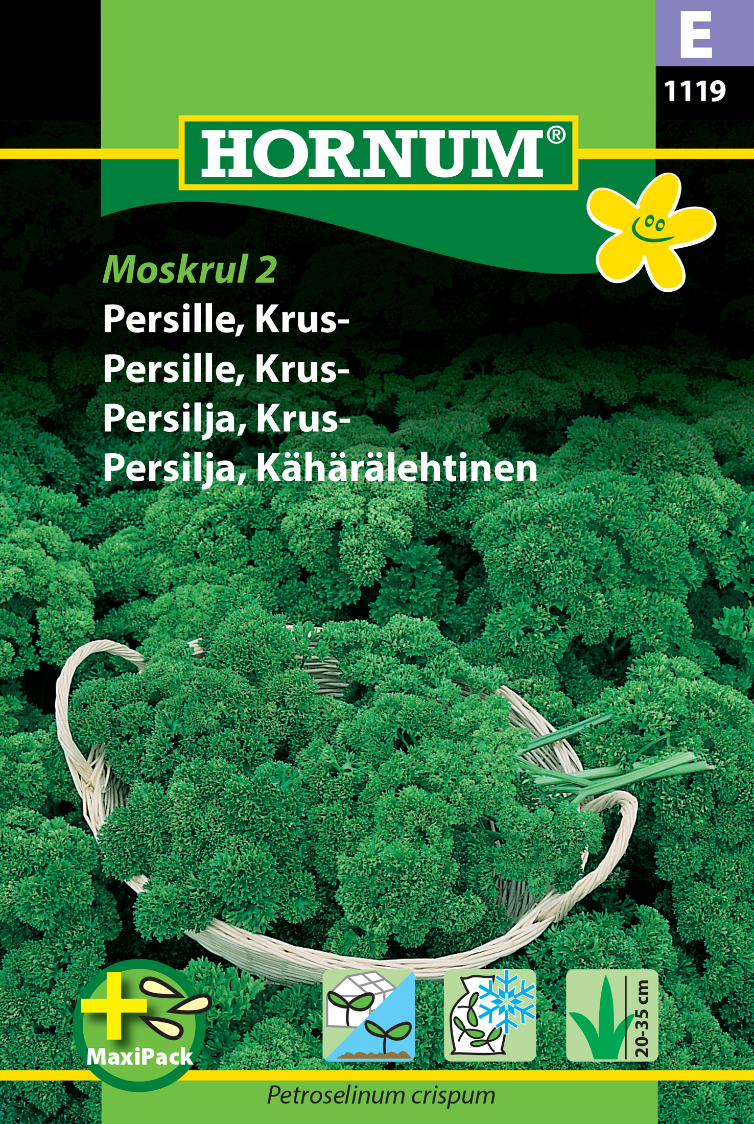 Fræ Steinselja Petroselinum crispum Moskrul 2