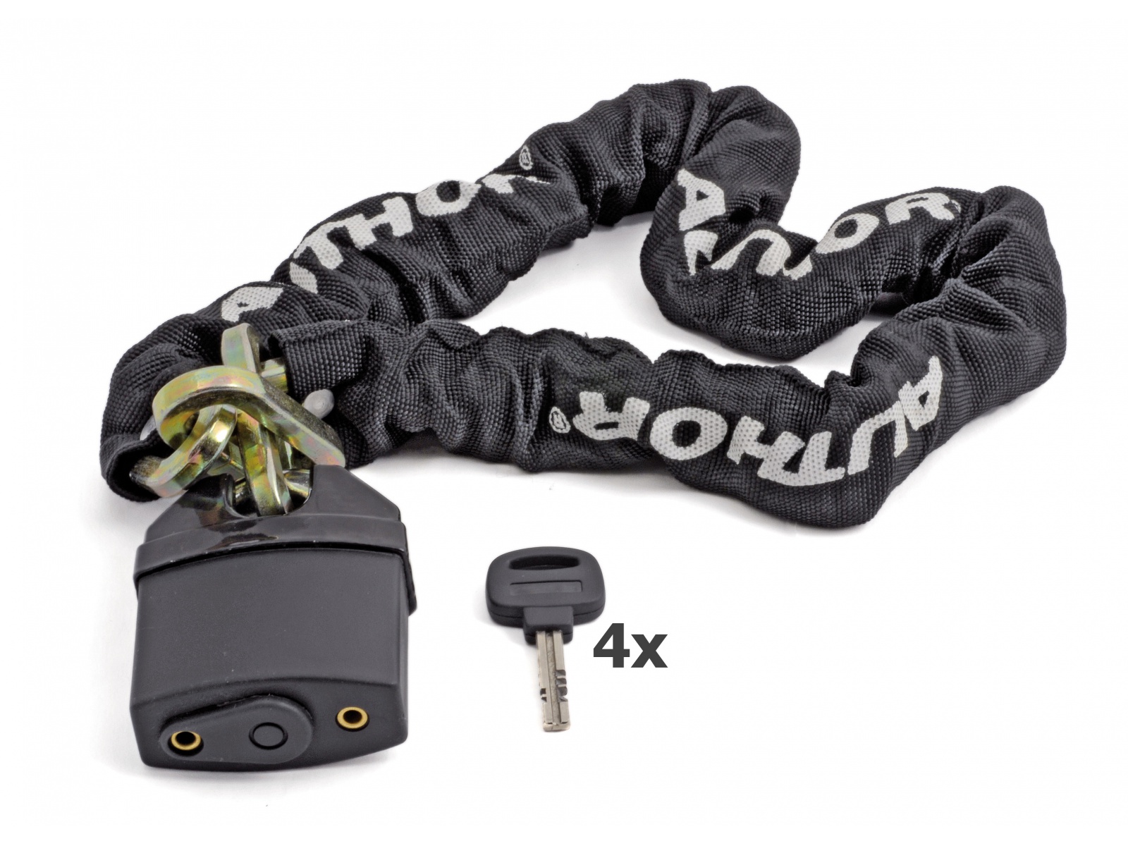 Reiðhj. Lás m/lykli 8X900mm svartur ACHL-65