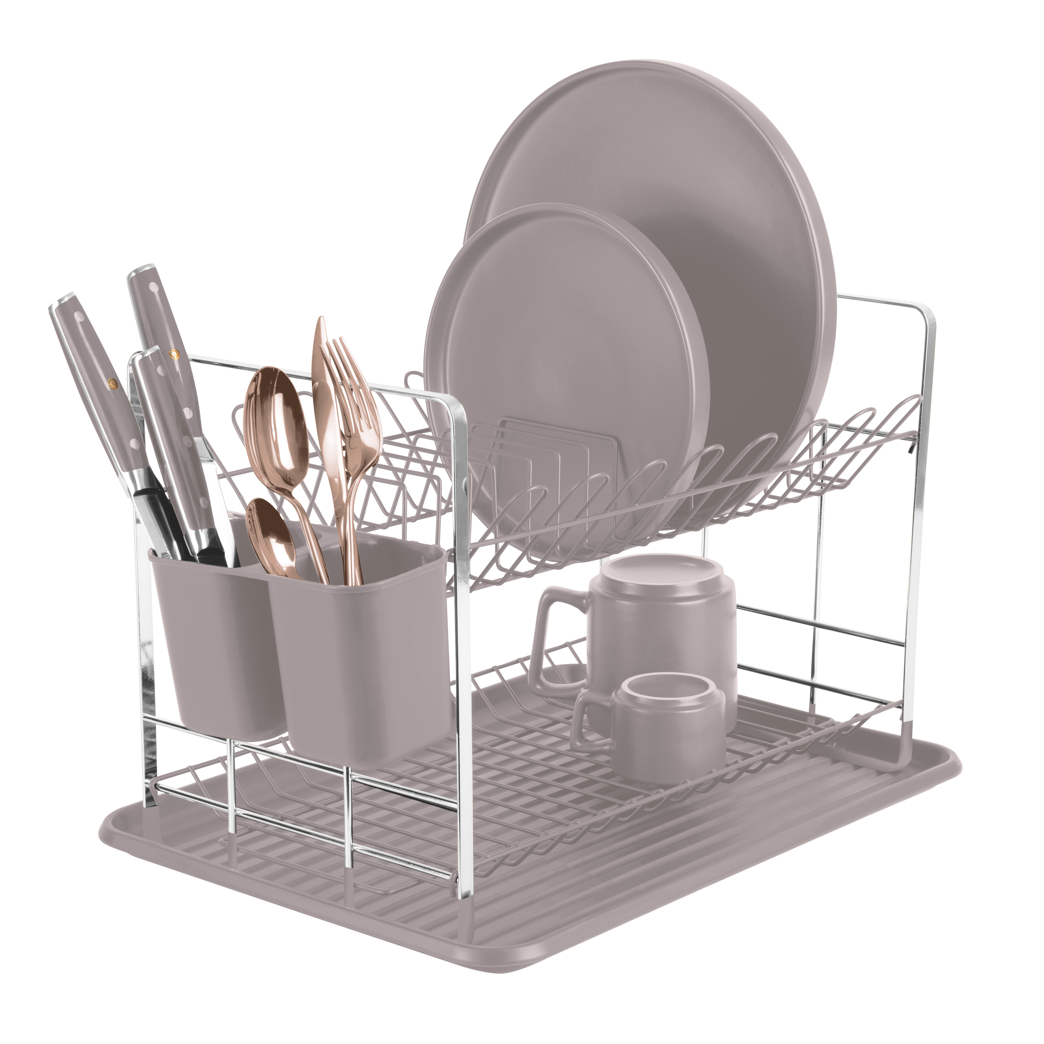 Uppþvottagrind Taupe