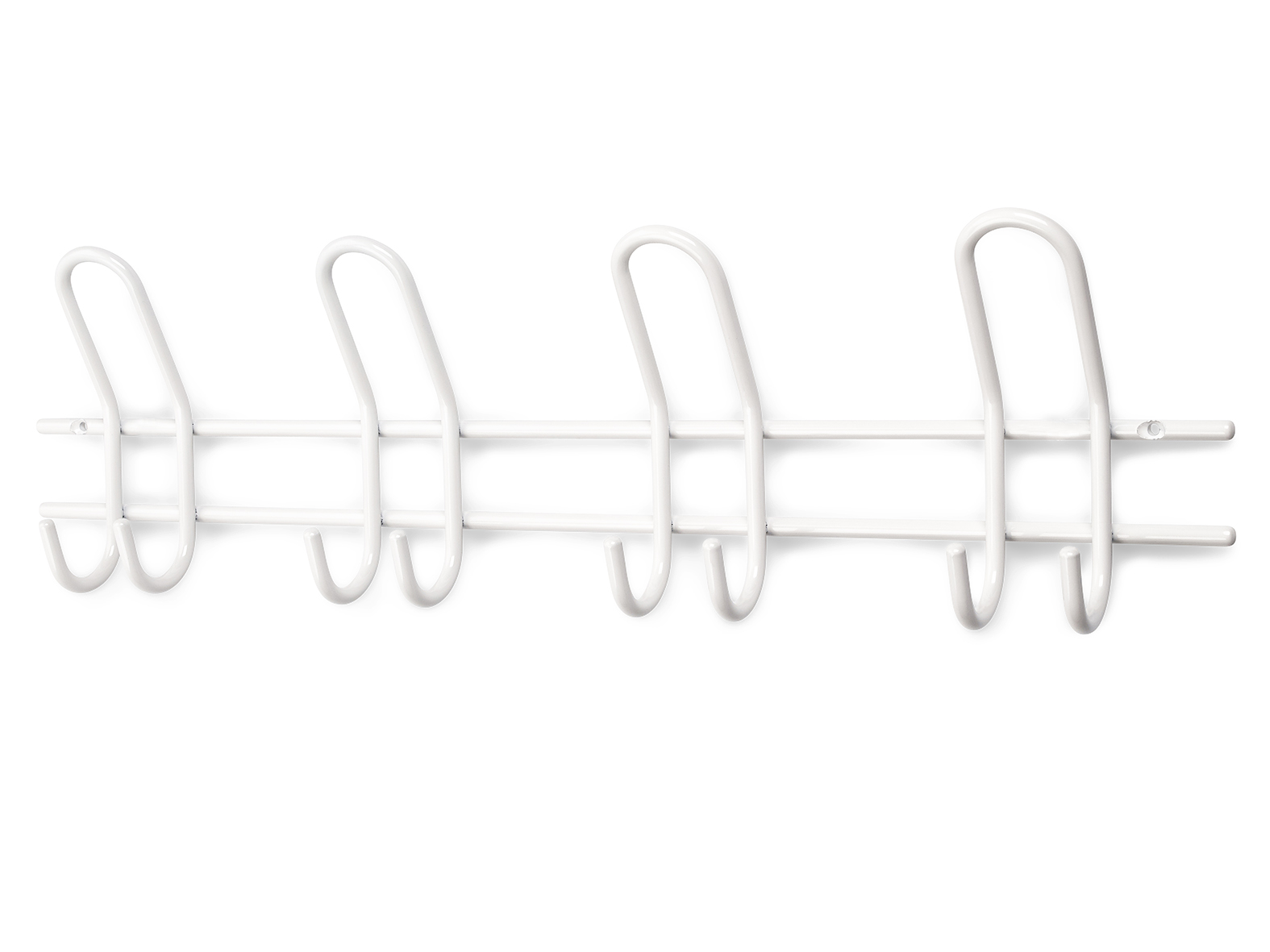 Snagi 4 krókar tvöfaldir hvítur 60 cm Habo