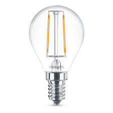 Led Kúlupera glær E14 25W ódimmanleg