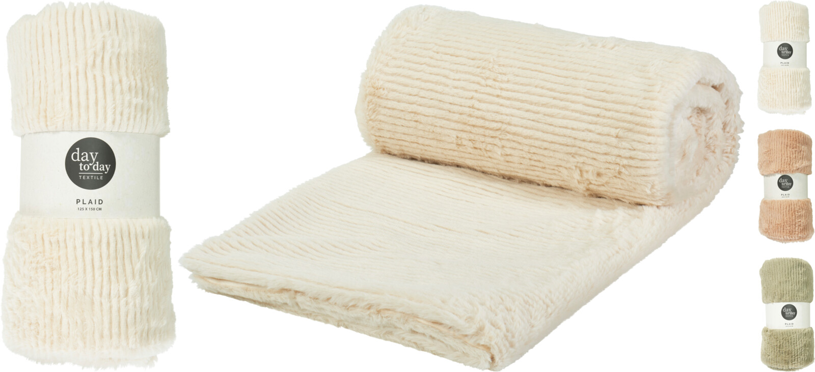 Teppi faux fur 150*125cm 3 litir