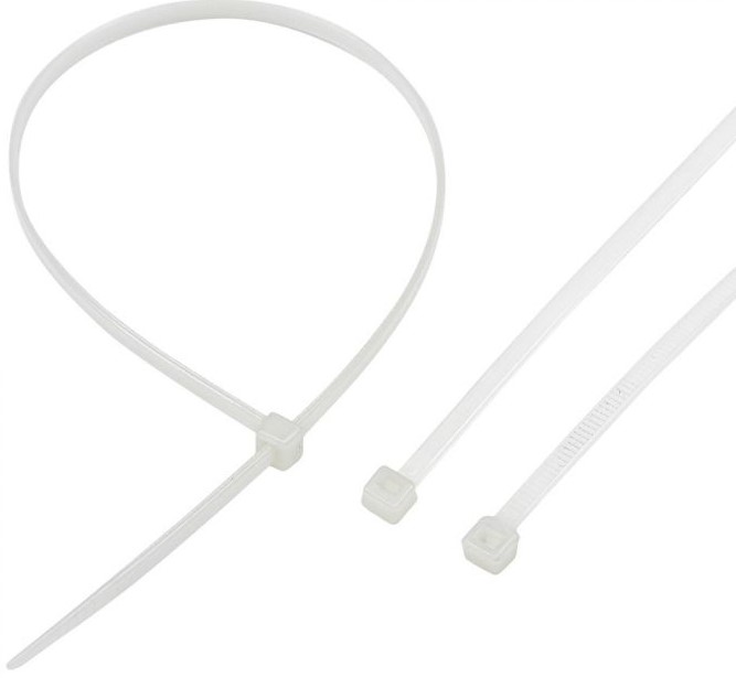 DRAGBINDI JS+150X3,5 100STK HVÍT PA66, þolir -40 til +85°C