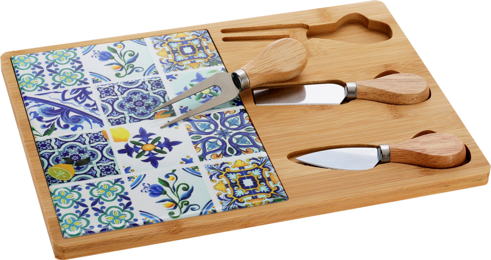 Ostabakki með hnífum, bambus