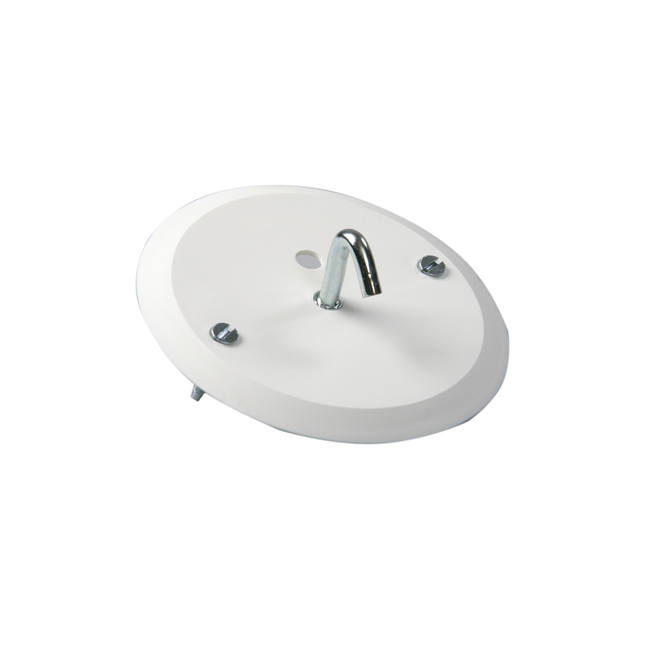 LOFTDÓSALOK AKI31 M/KRÓK ABB, MEÐ 4MM SKRÚFUM 10stk í p