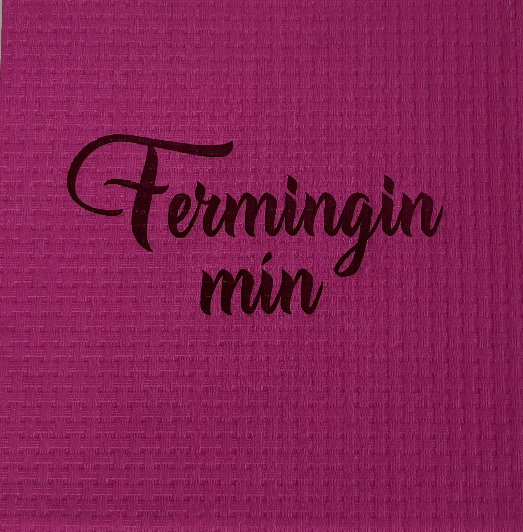 Serv. Fermingin mín 15stk dökk bleikar