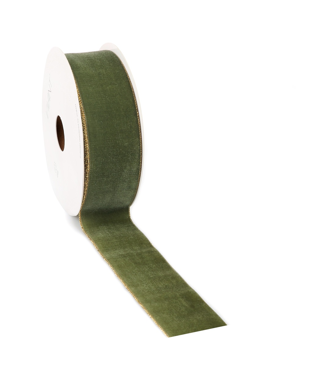 Borði 10m Velvety 38mm olive