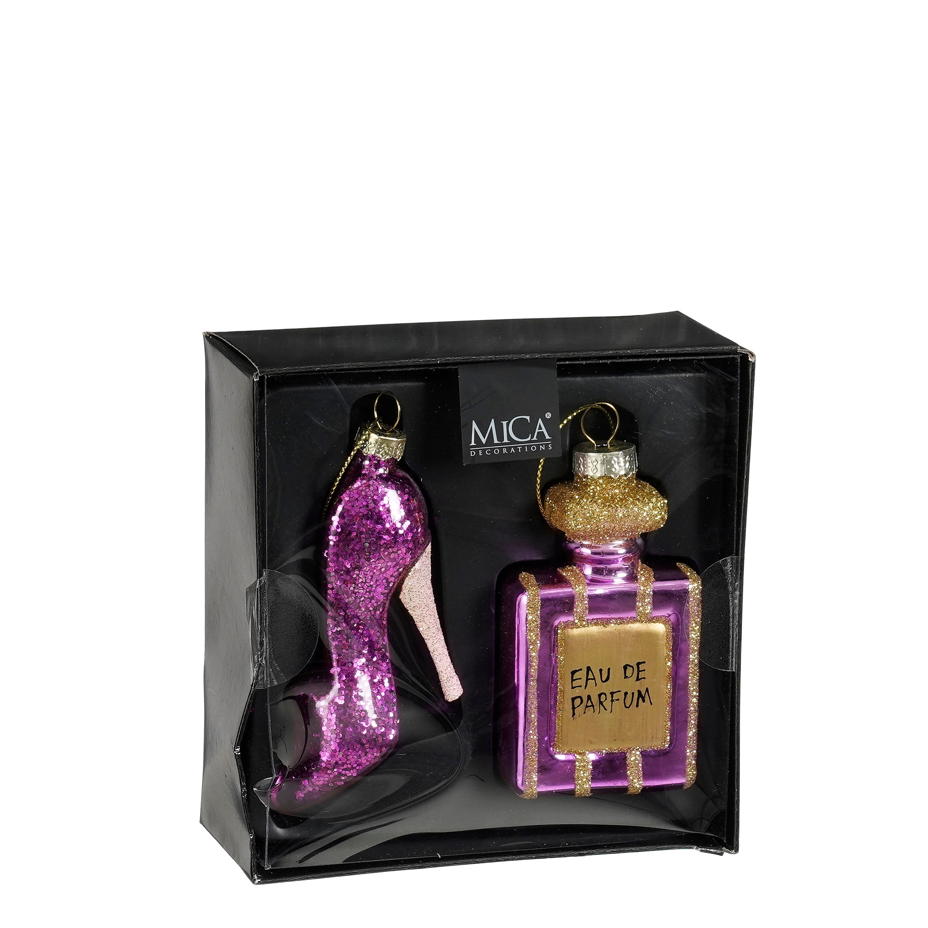 Hengiskraut ilmvatn og hælaskór bleikt 2 stk