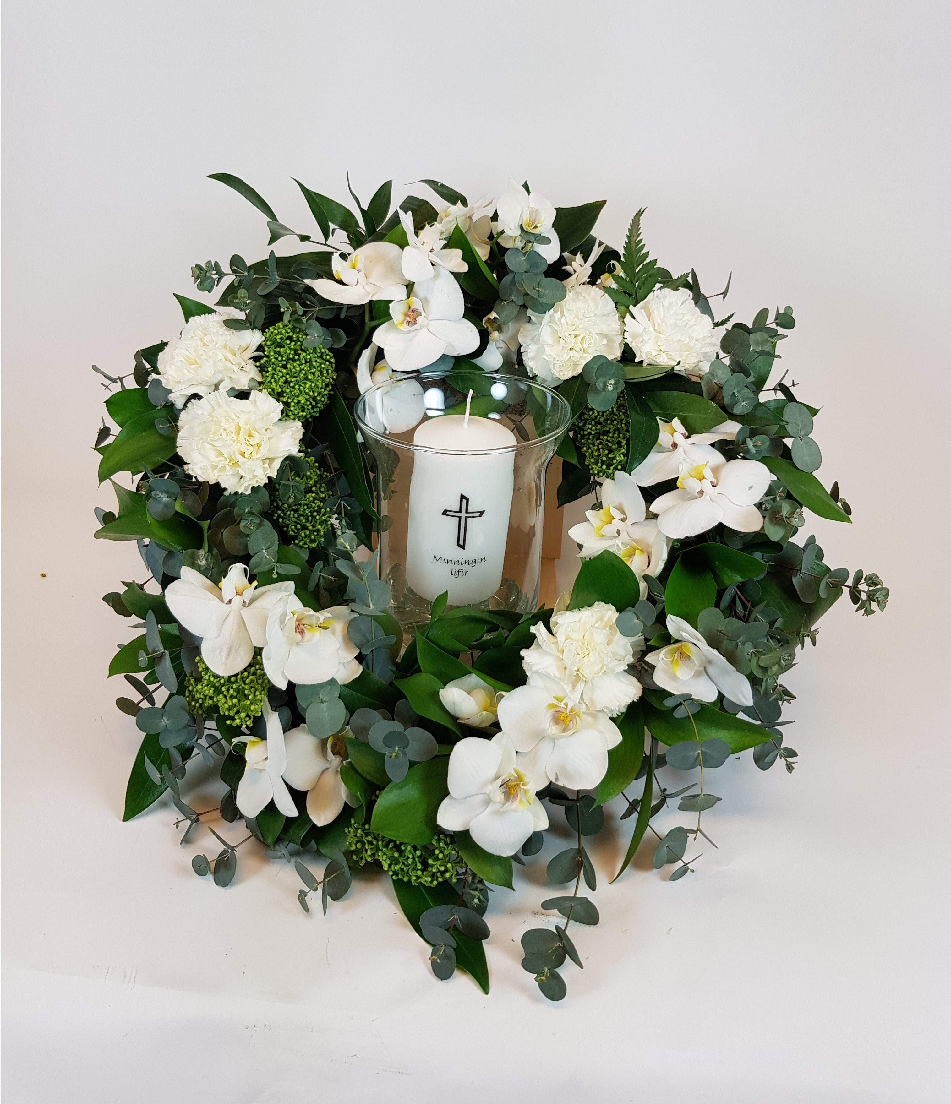 Krans fyrir duftker 40cm