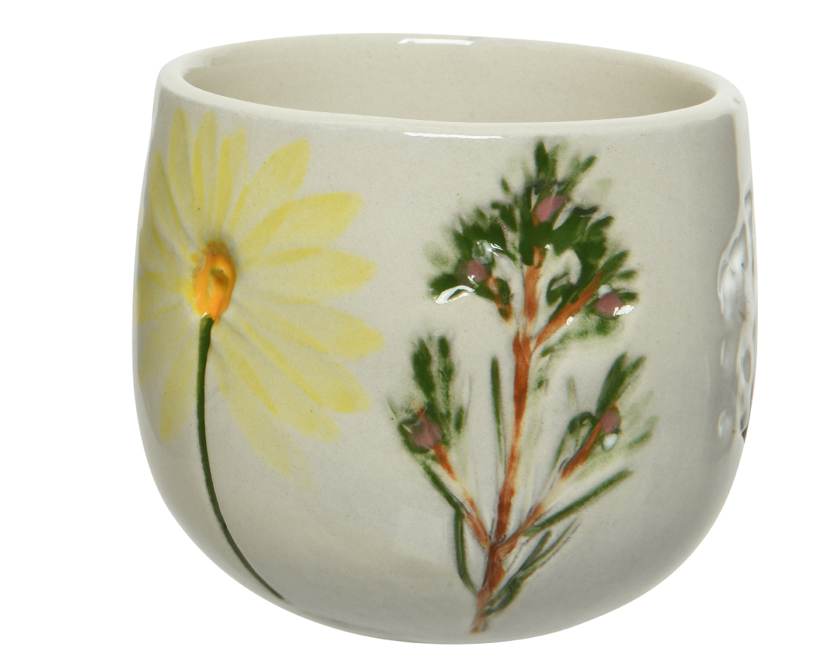 Pottur blómamynstur lítil