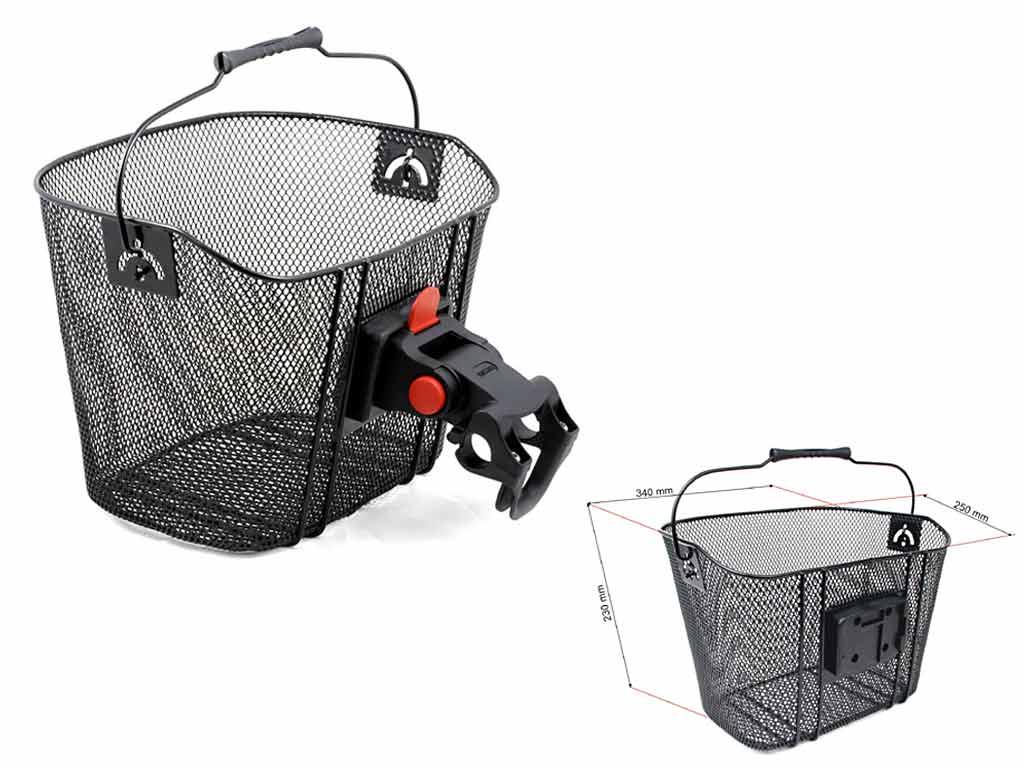 Reiðhjólakarfa með festingu Author