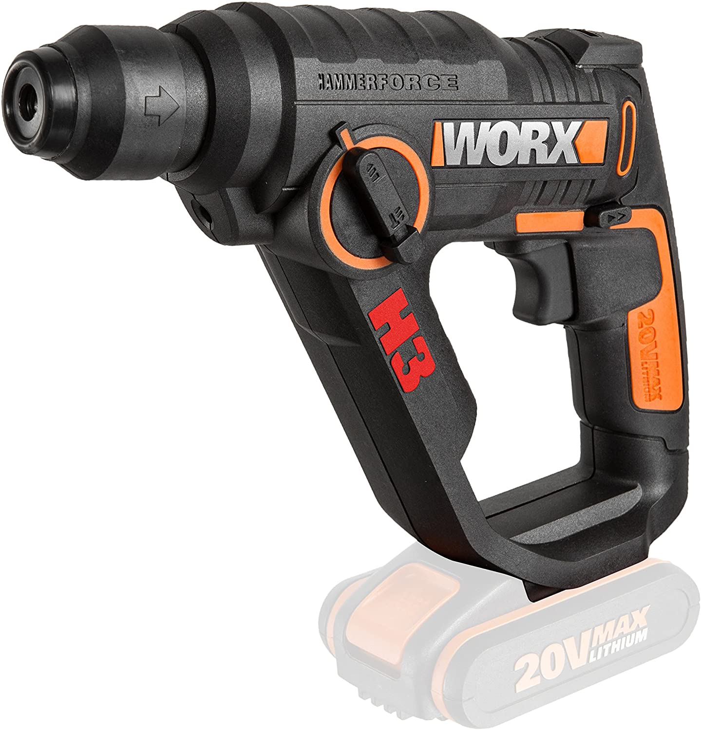 WORX 20V SDS BORVÉL WX390.9 Solo