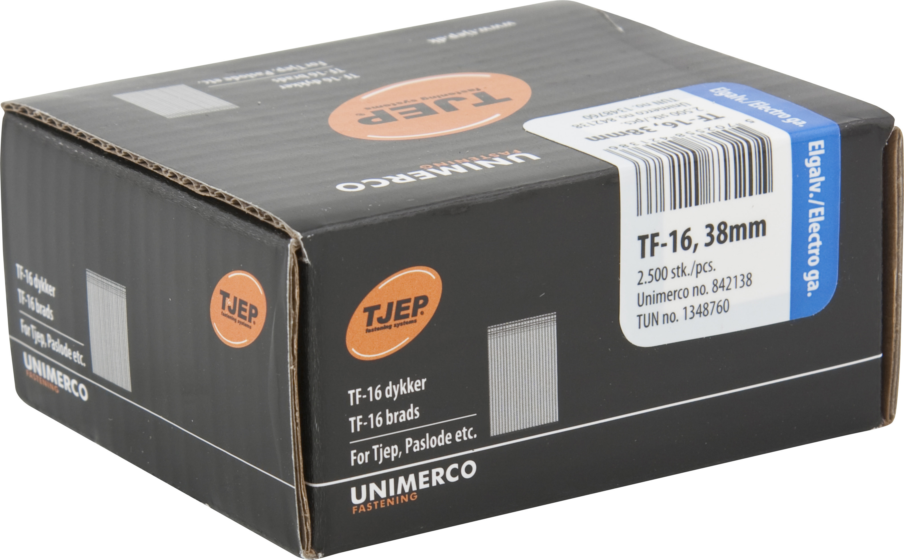 BYSSUSAUMUR 38MM TF16 TJEP DÚKK (2500stk)