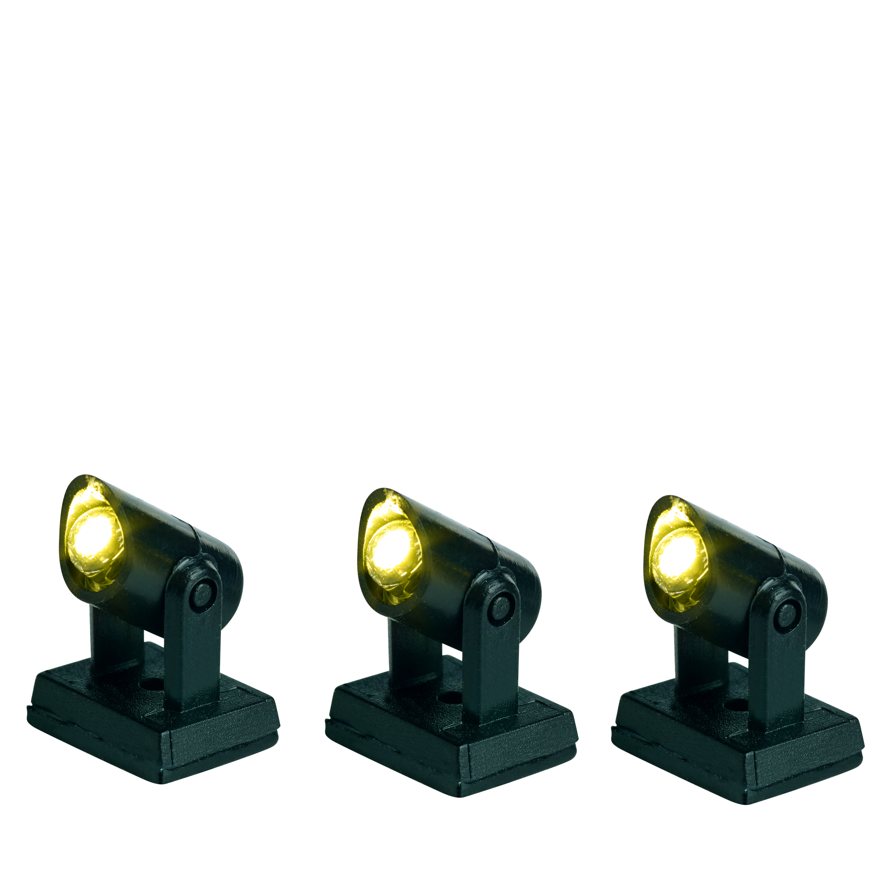 Luville kastarar 1,5*h1cm 3stk svartir