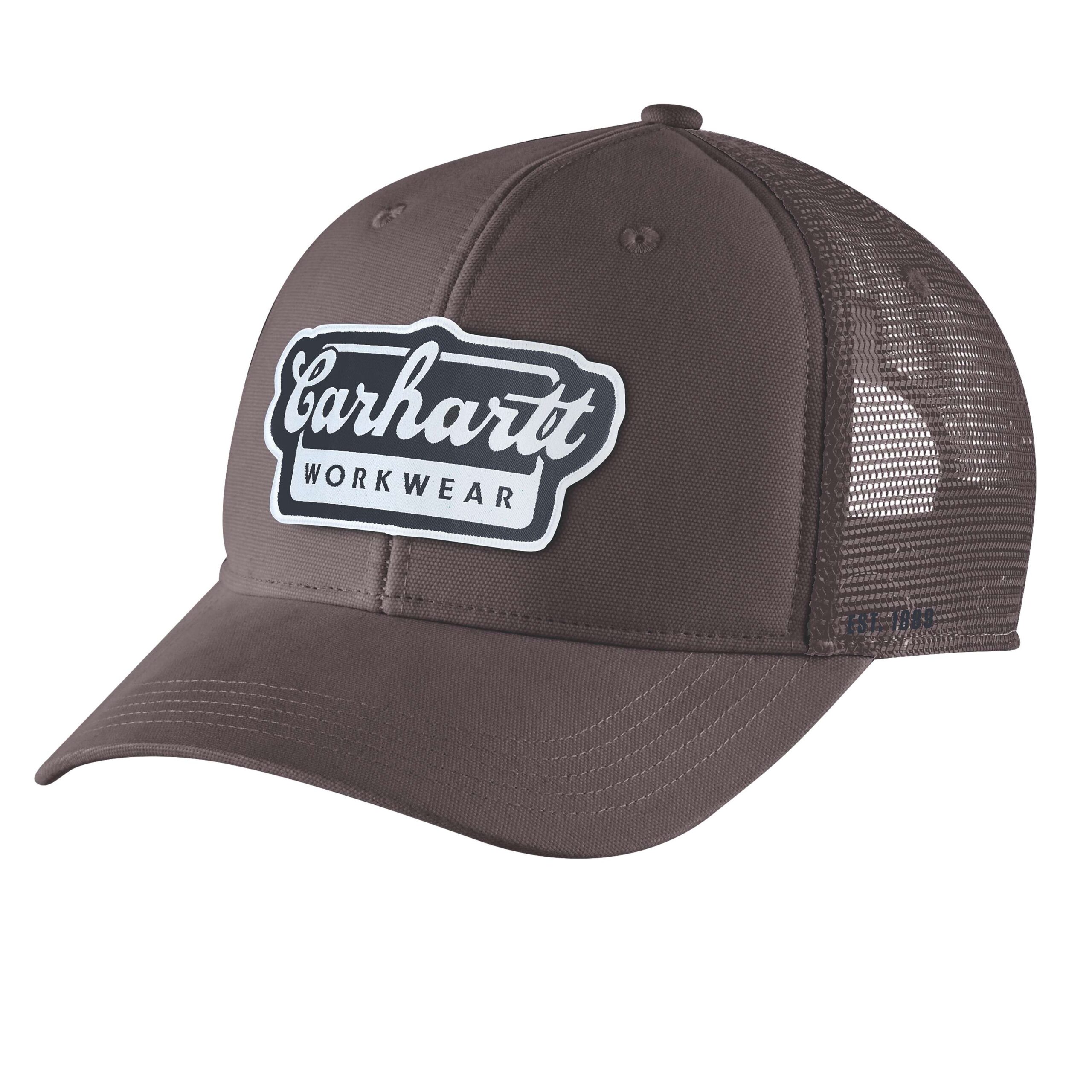 Carhartt derhúfa mesh, dark sepia