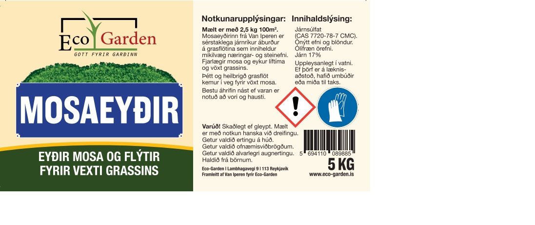 Mosaeyðir 5kg í fötu.