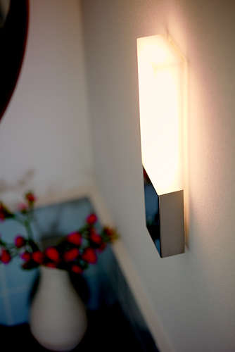 WC Veggljós króm 1x4.5W Philips Seabird  34342/11/PO