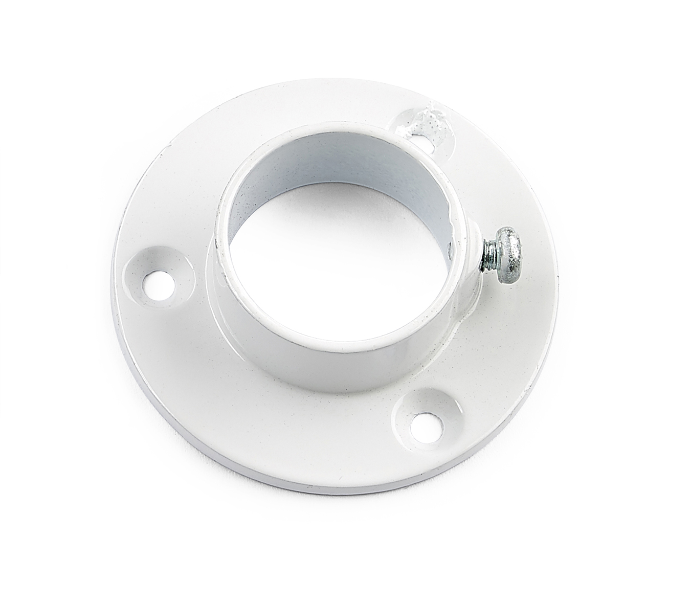 Festing fyrir rör 25 mm hvít lokuð 2 stk í pakka Habo