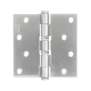 Hurðalöm 102 x 102 mm Ryðfr. burstað