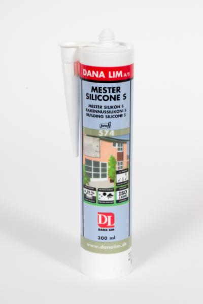 Silikon DL Mestersilicone 574 glært 300ml