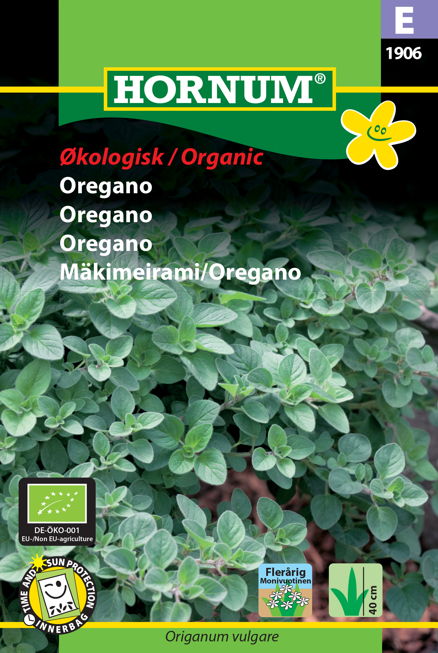 Fræ Oreganó Origanum vulgare Lífrænt