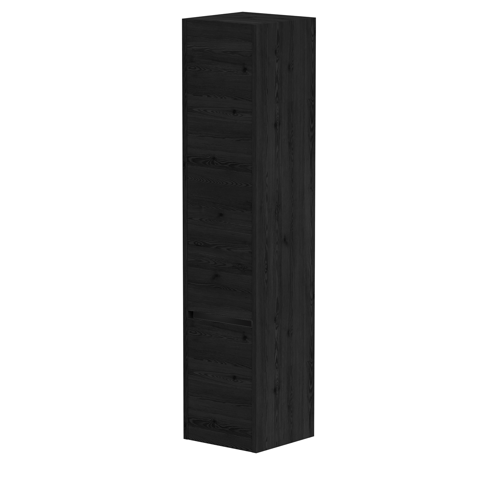 Hár skápur CITY, svört eik 35,4cm - TU/35-2/1P2