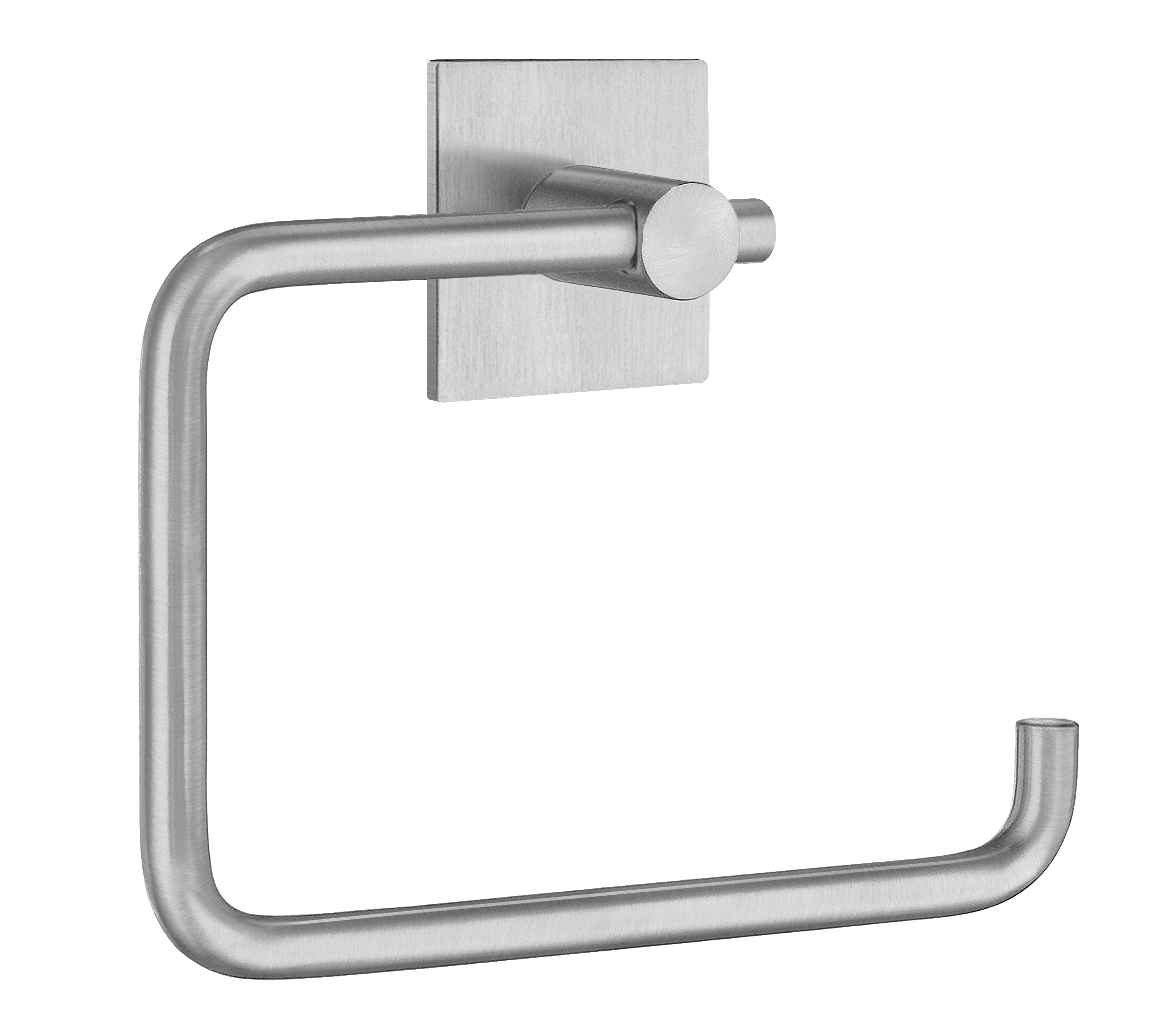 WC Rúlluhaldari kantaður, burstað stál