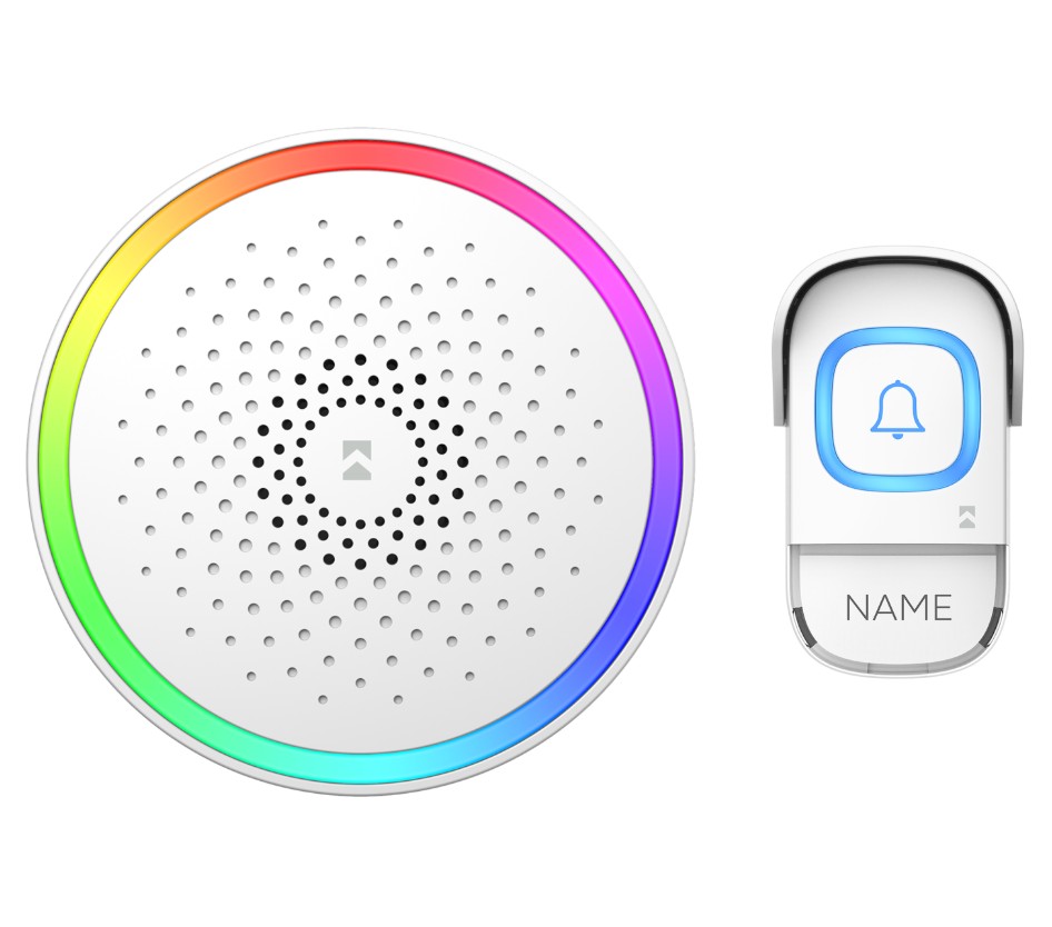 DYRABJALLA ENTIKO DC ÞRÁÐL. MEÐ HNAPP OR-DB-RA-173/W