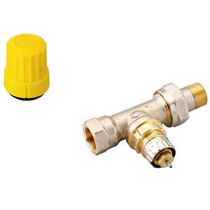 RETÚRKRANI 3/8" BEINN LOFTHITA STÝRÐUR - DANFOSS