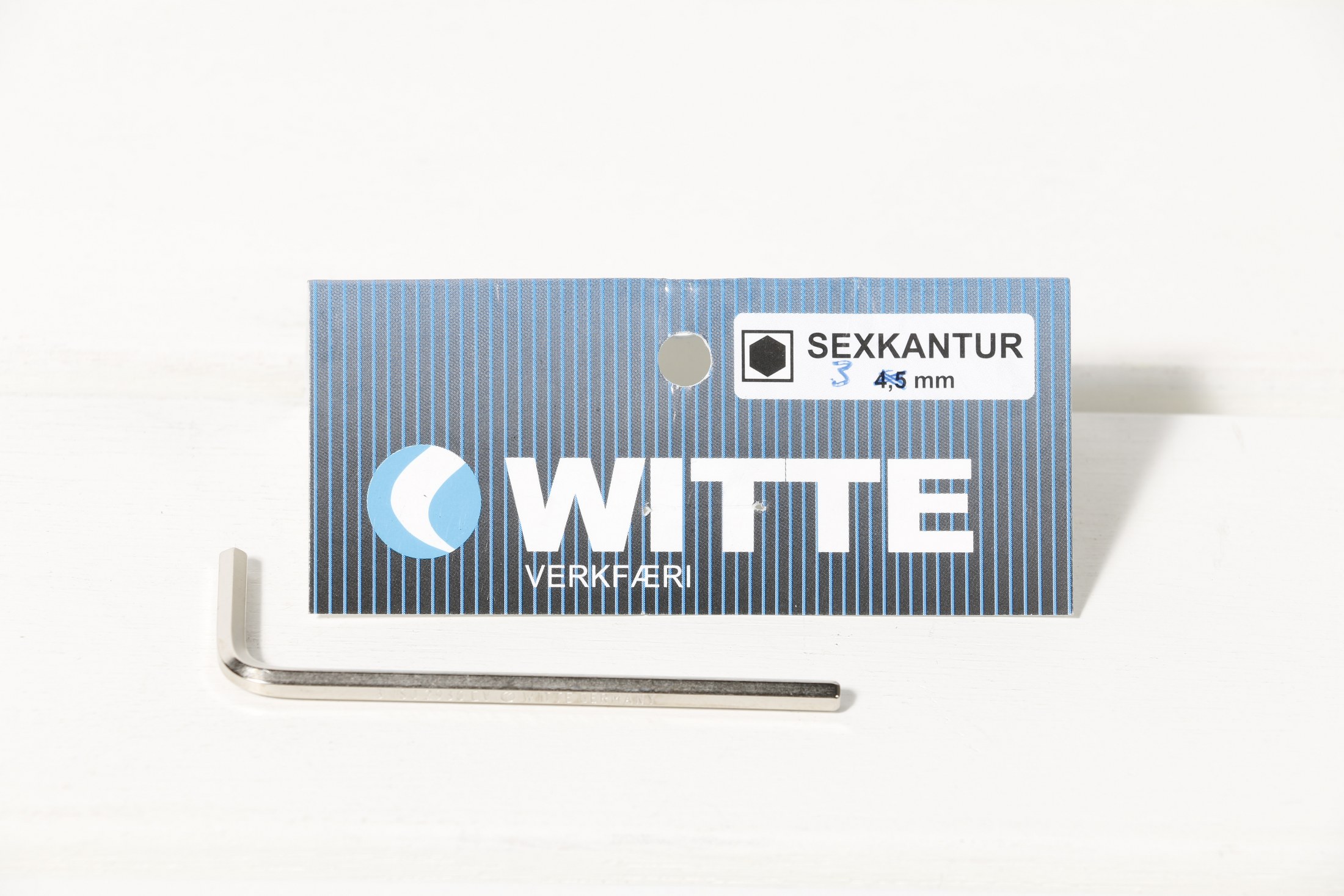 Sexkantur 3,0 mm Witte