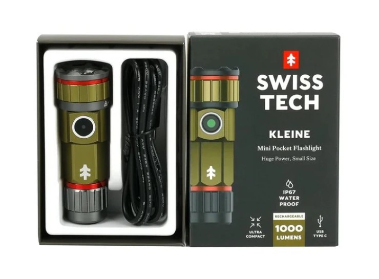 VASALJÓS MÍNI KLEINE 1000lm IP67 USB-C 5 STILLINGAR