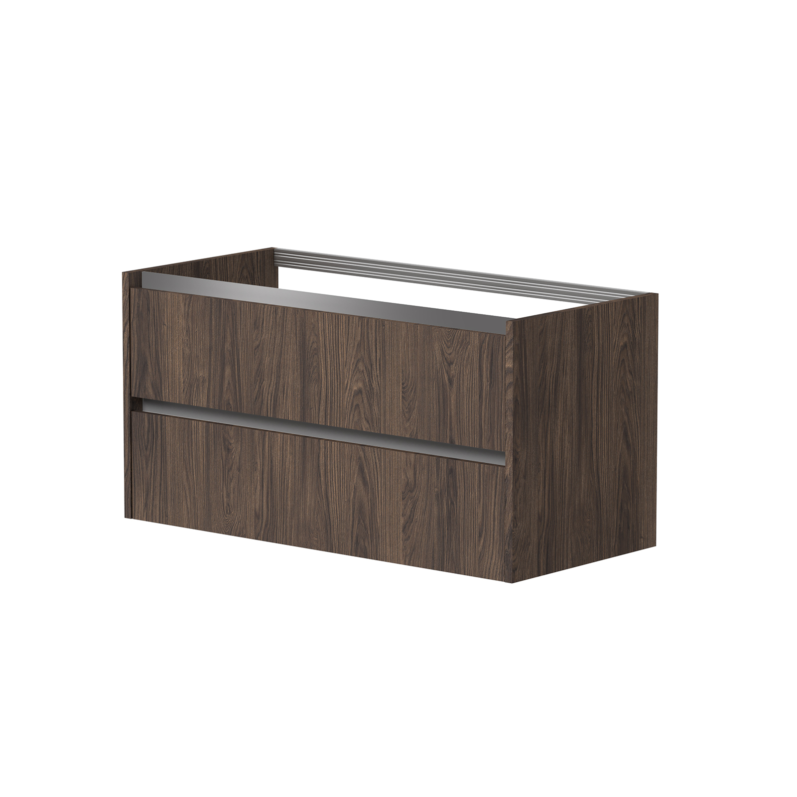 Vaskaskápur CITY, brún eik 99 cm